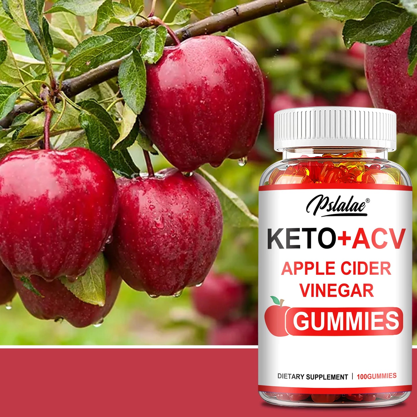 Keto + ACV Gummies for Weight Loss & Health Support | 100 Gummies