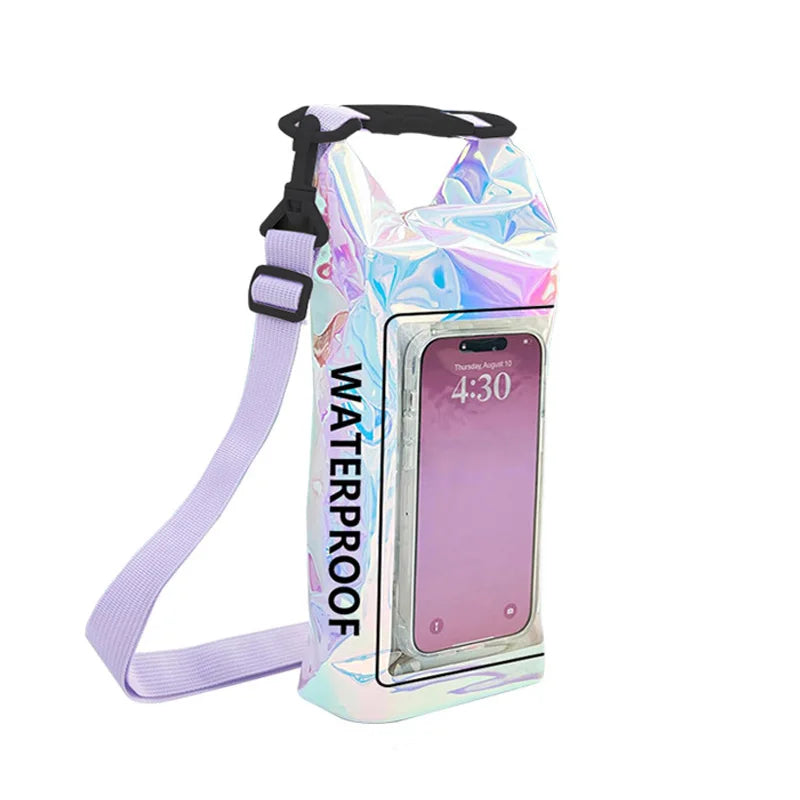 2L Waterproof Dry Bag with Touch Screen Case for Outdoor Adventures