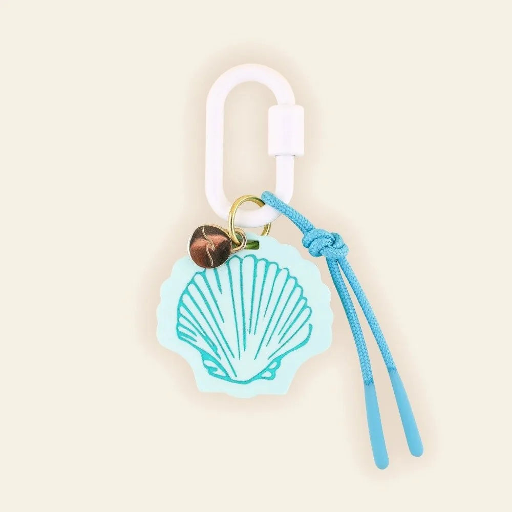 Retro Acrylic Charms Keyring | Cute Woven Pendant for Bags