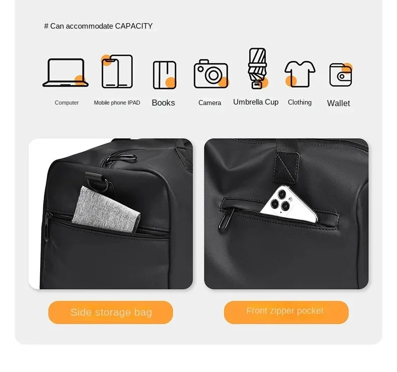 Large Capacity Waterproof Gym Bag | Versatile Travel Duffel