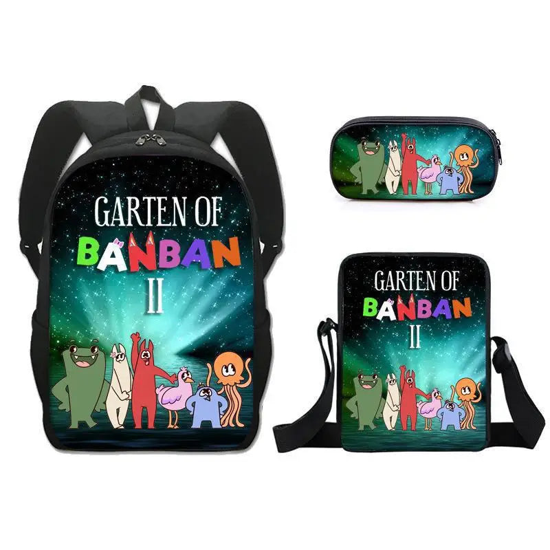 Stylish Garden Game Backpack | Versatile Student Shoulder Bag