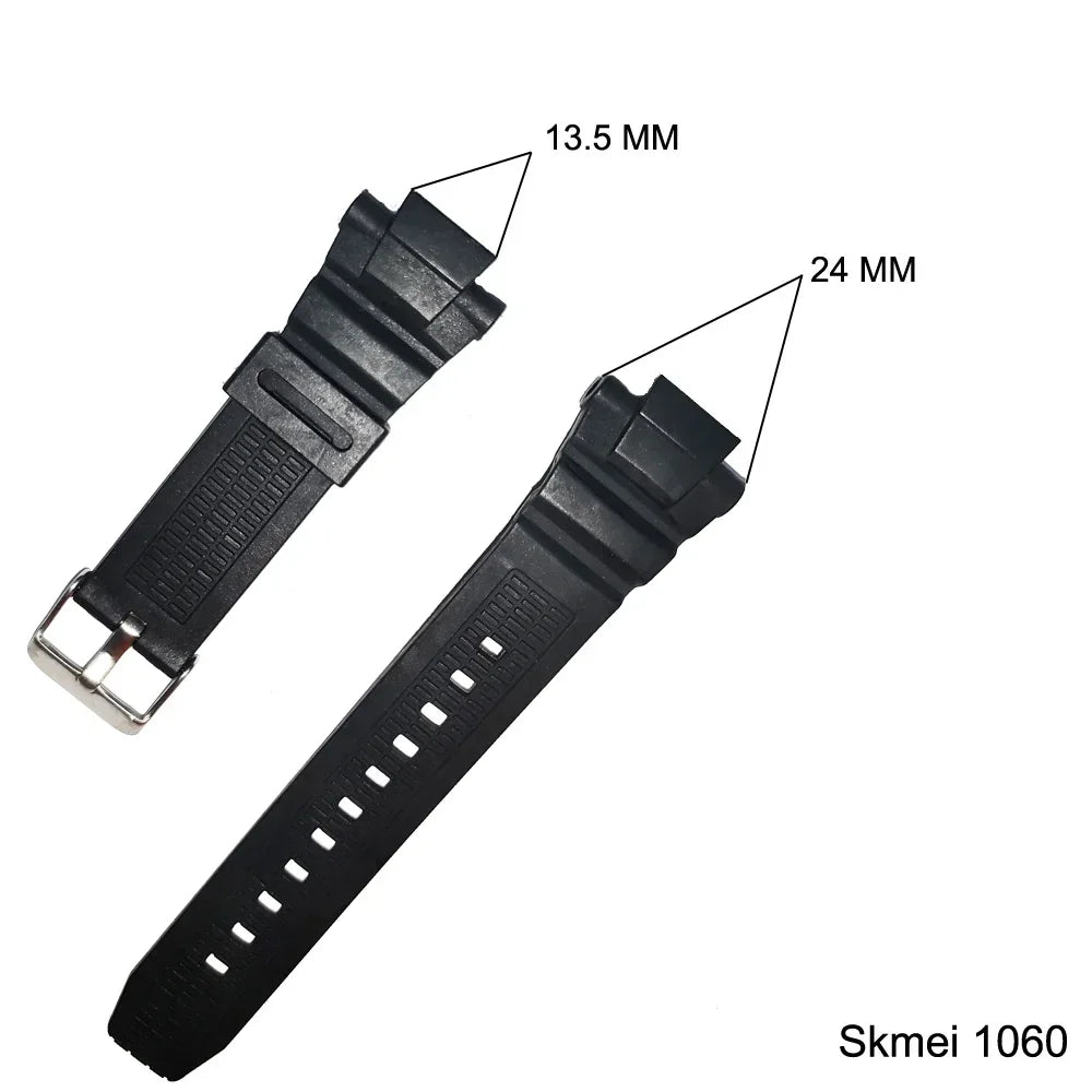 Durable PU/Rubber Watch Bands | Adjustable & Stylish Strap Upgrade