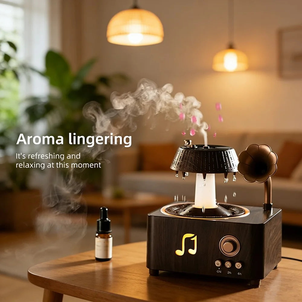 Aromatherapy Spray Humidifier with Remote Control & 7-Color Lighting