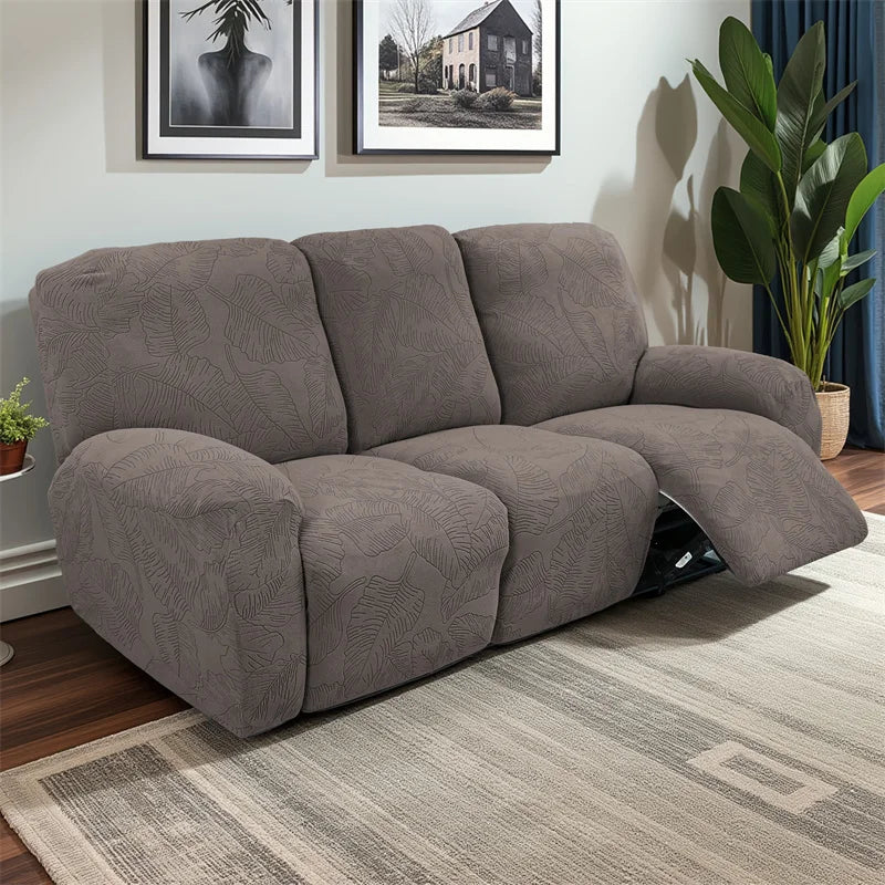 Elegant Stretch Jacquard Recliner Sofa Covers for Cozy Living Rooms