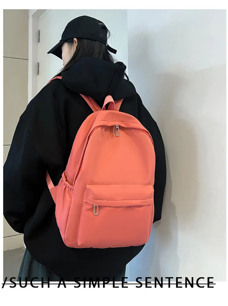 Stylish Large Capacity Backpack for Teen Girls | Minimalist School Bag