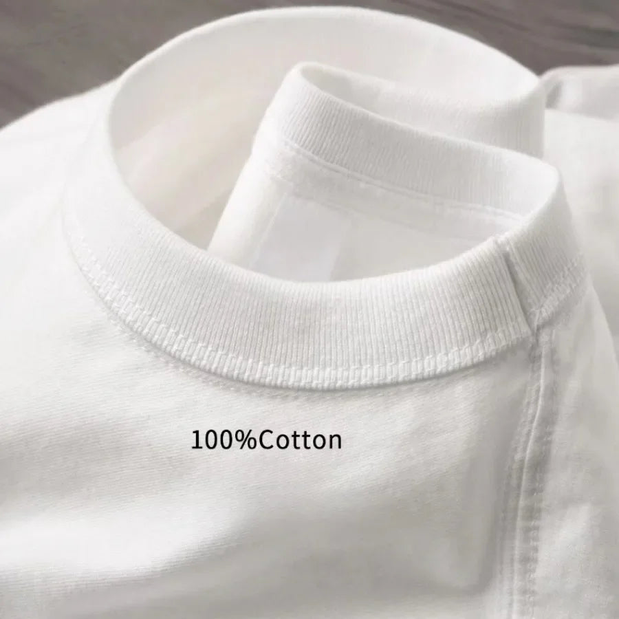 Men's Oversized Heavyweight T-Shirt | Casual Solid Color Tee