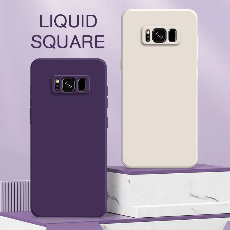 Soft Shockproof Silicone Phone Case for Galaxy Devices | Stylish Protection