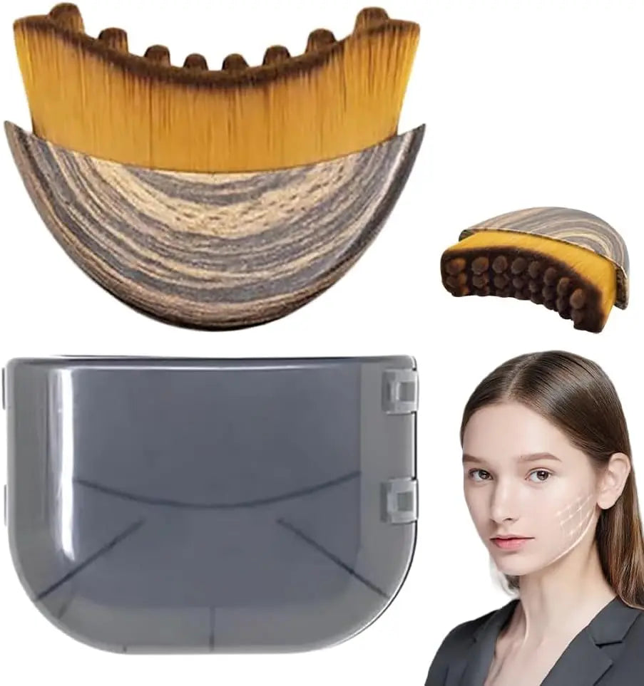 Lymphatic Contour Face Brush | Stress-Relief Tool for Radiance