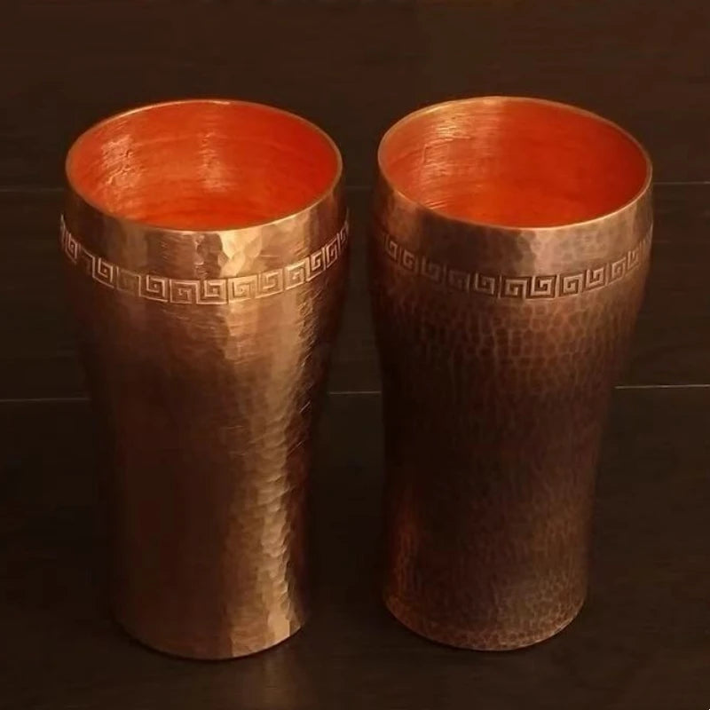 Handcrafted Pure Copper Coffee Cup | Vintage Moscow Mule Tumbler