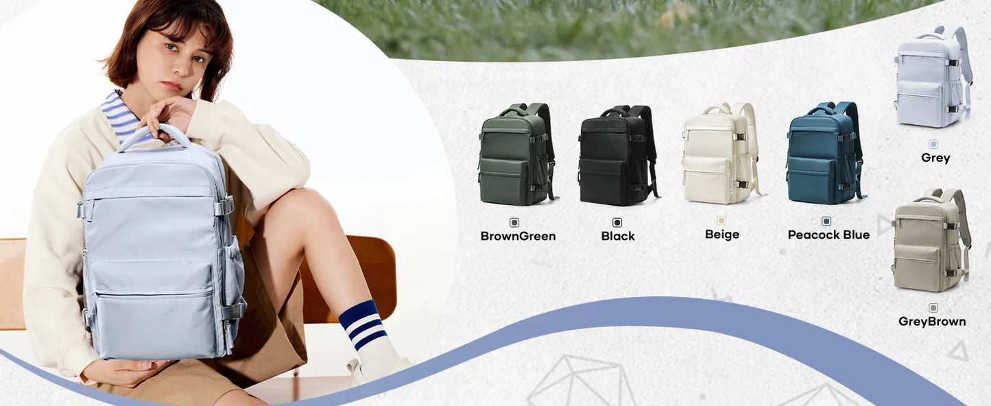 Lightweight Travel Vacuum Backpack - Airline Approved 40x29x15cm