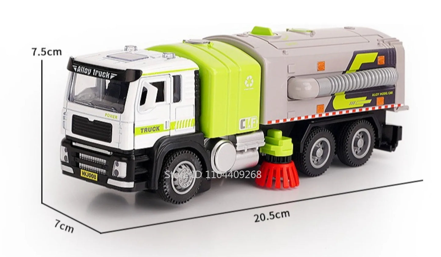 Electric Vacuum Cleaner Garbage Truck Model Toy for Kids