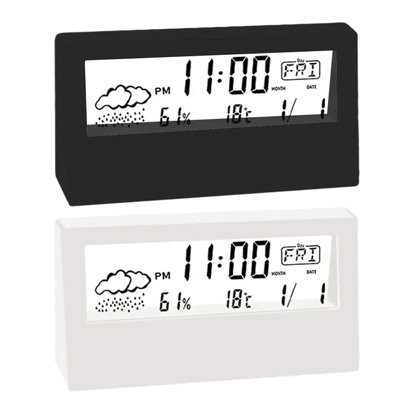Multifunction LED Thermometer & Humidity Meter | Home Weather Station