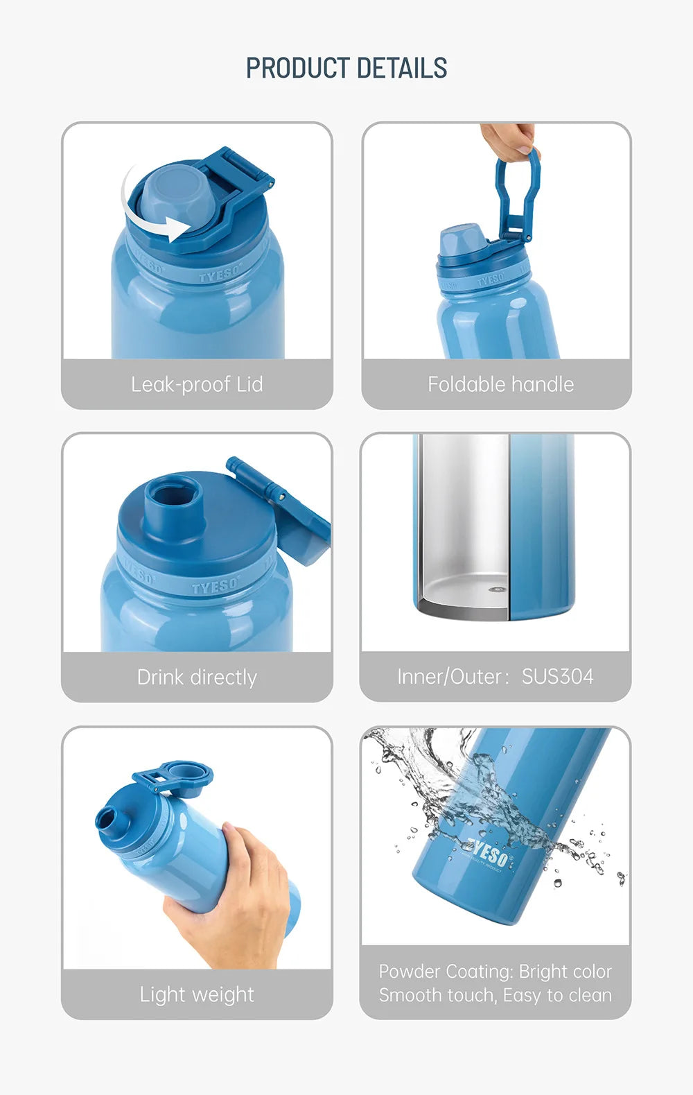 Insulated Stainless Steel Thermos Bottle | Perfect for Outdoor Travel