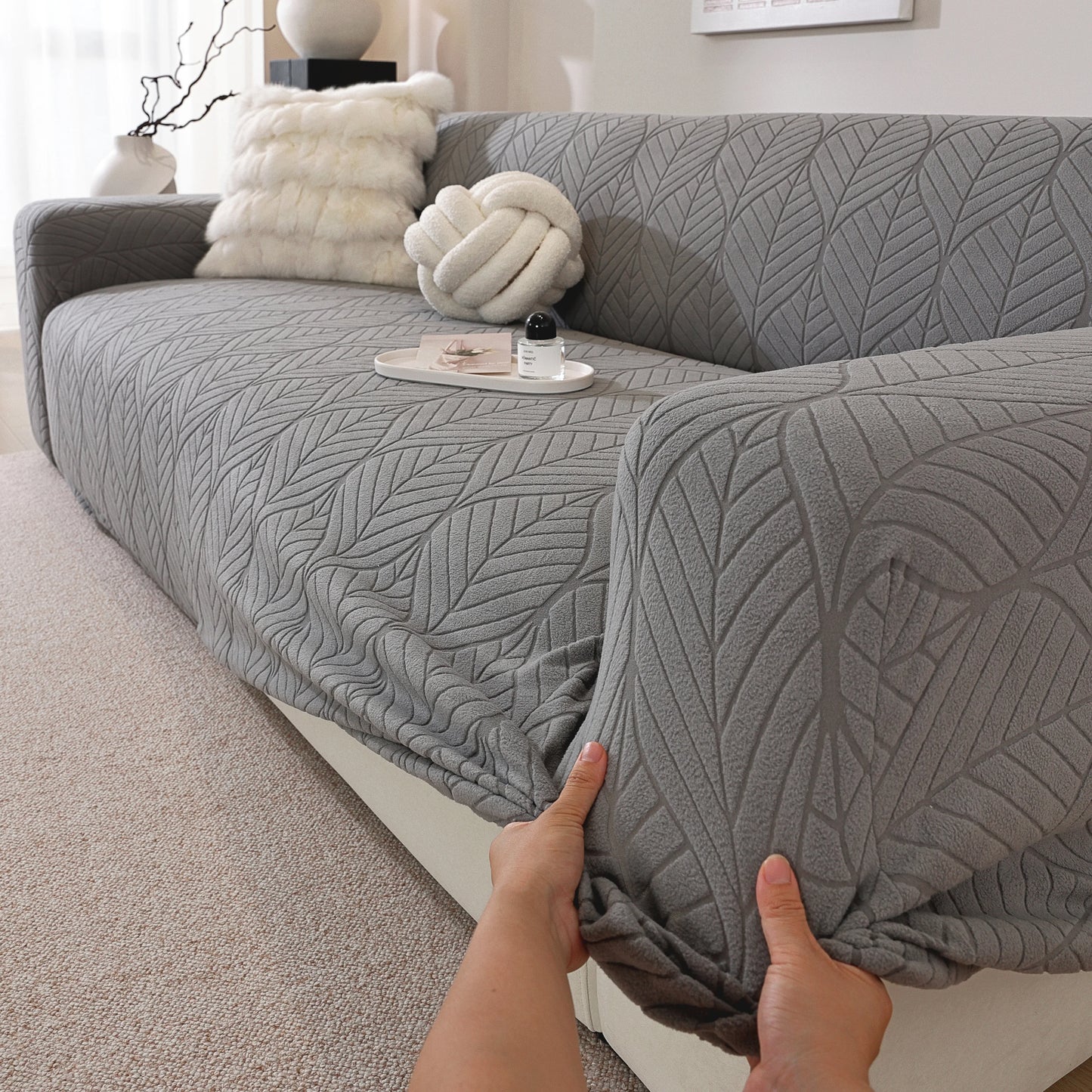 Elastic Anti-Slip Sofa Cushion Cover | Pet & Child Friendly Protection