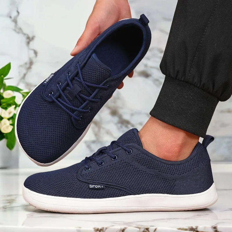Men's Breathable Wide Toe Walking Shoes | Comfortable Soft Sole