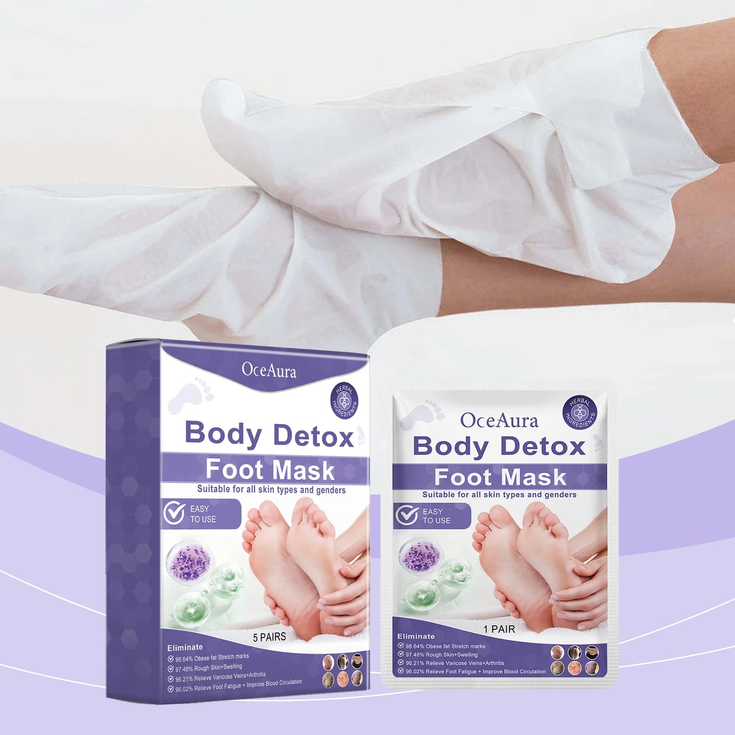 Deep Cleansing Foot Mask | Moisturizes & Relieves Discomfort