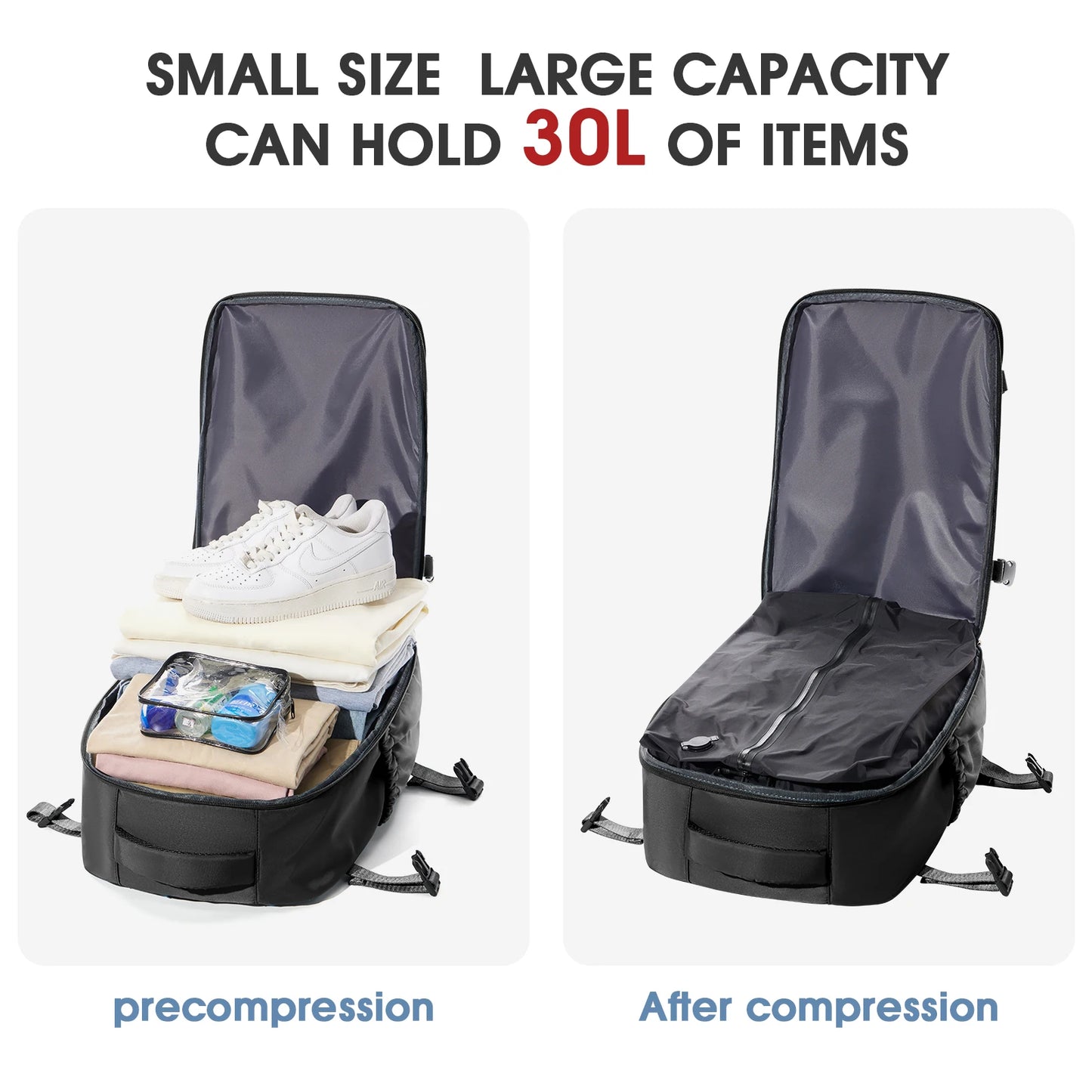 Large Capacity Backpack | Versatile Expandable School Bag