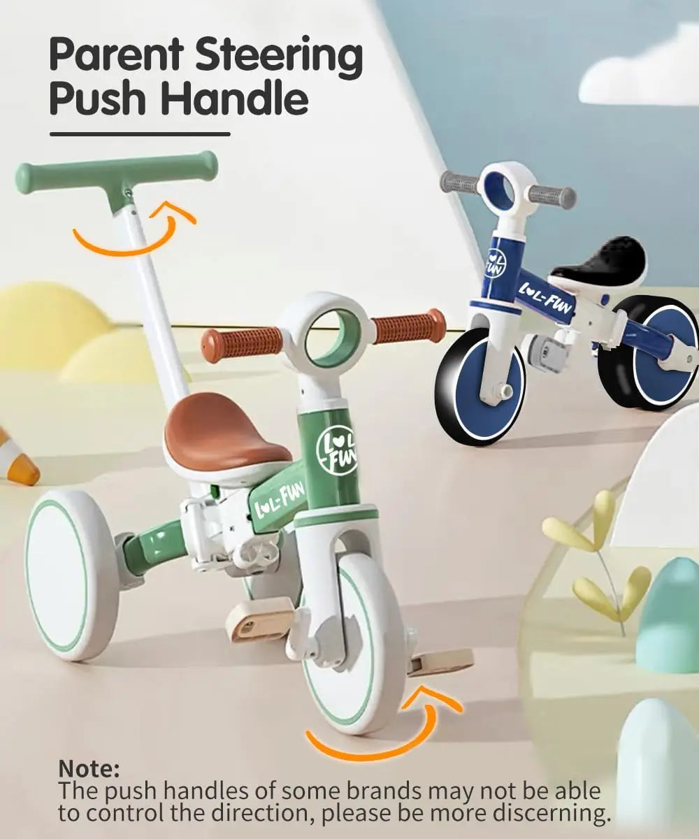 5-in-1 Toddler Tricycle | Versatile Balance Bike for Kids