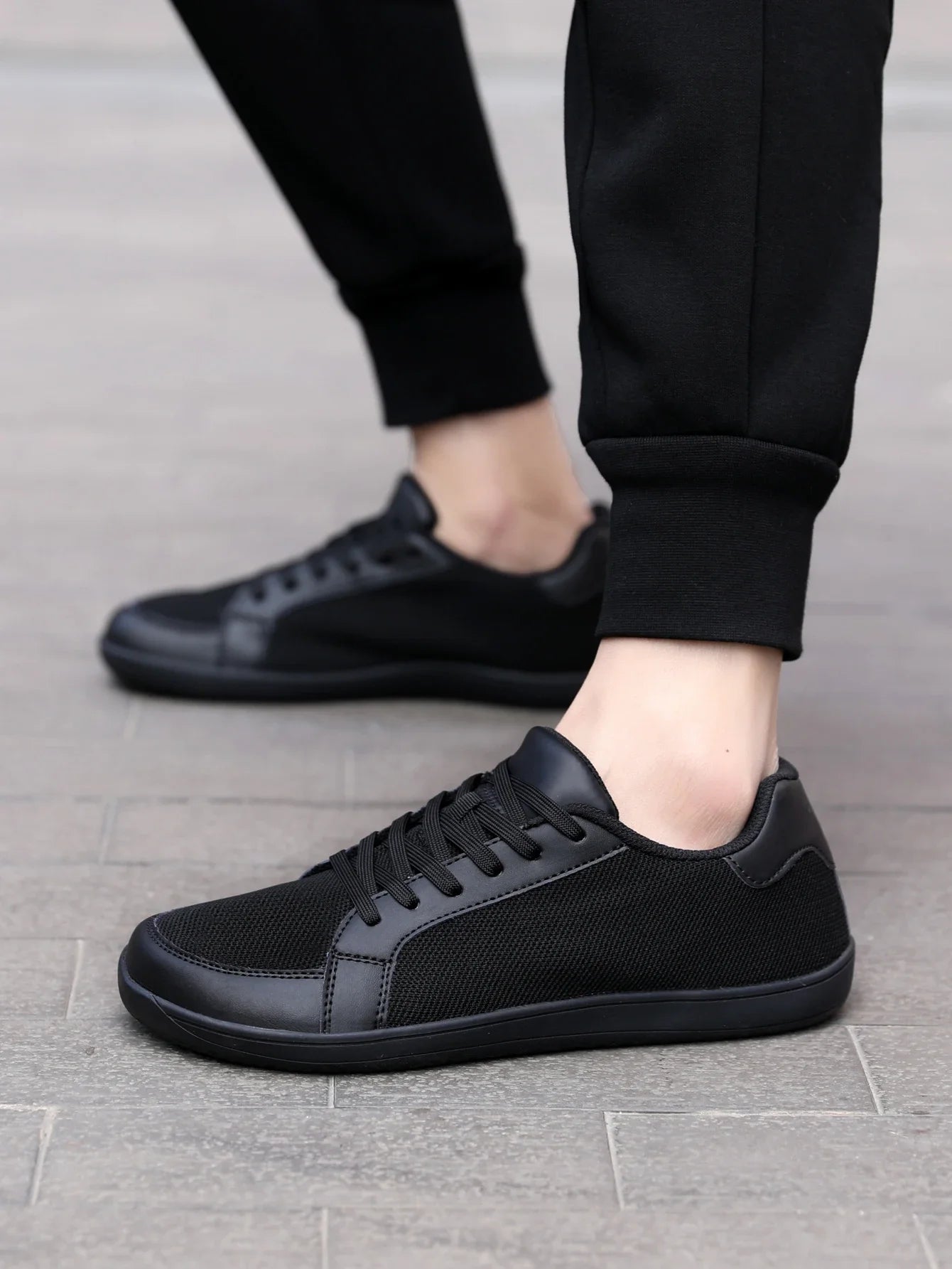 Men's Barefoot Wide Toe Box Walking Shoes Extra Width Minimalist Shoes Breathable Zero Drop Comfortable Shoes Fashion Sneakers