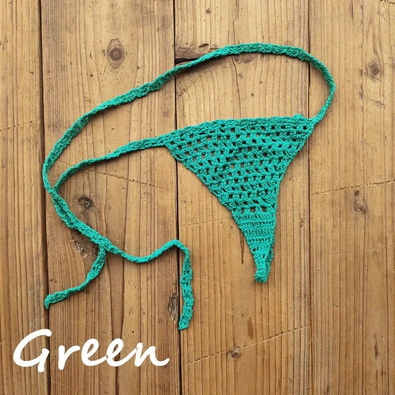 Mini Crochet Lace Thong Bikini | Perfect for Sunbathing & Swimming