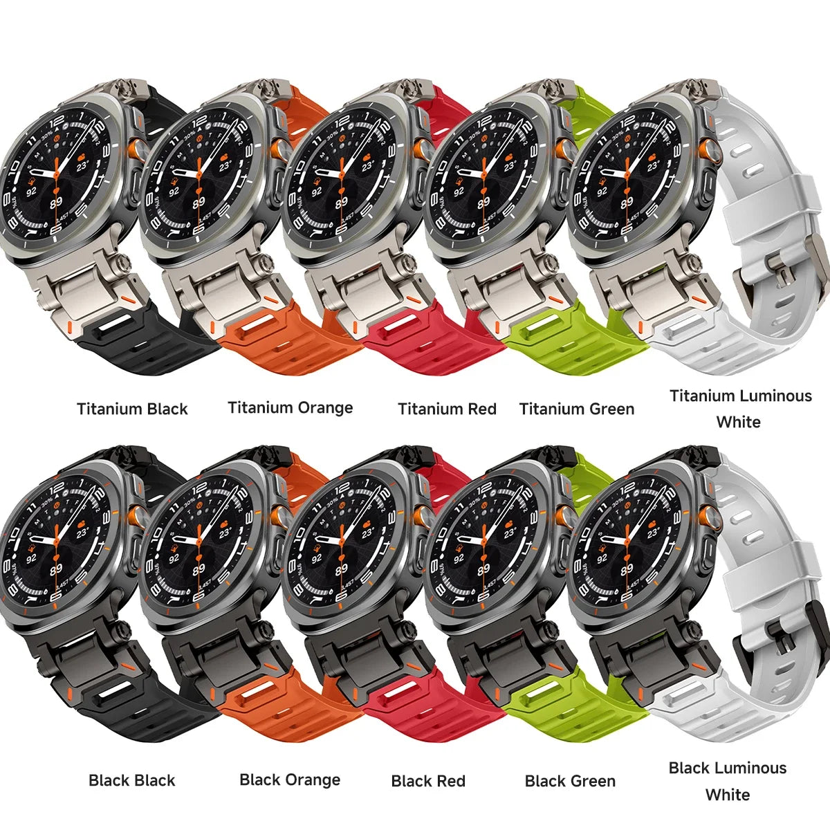 Sport Fluororubber Strap for Galaxy Watch Ultra 47mm | Durable & Stylish