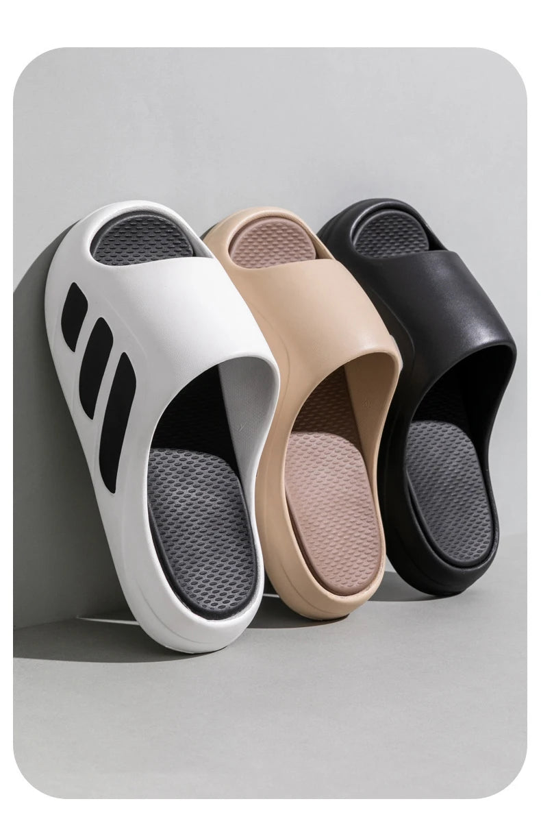Men's High Aesthetic Anti-Slip Beach Slippers | Comfortable Slides