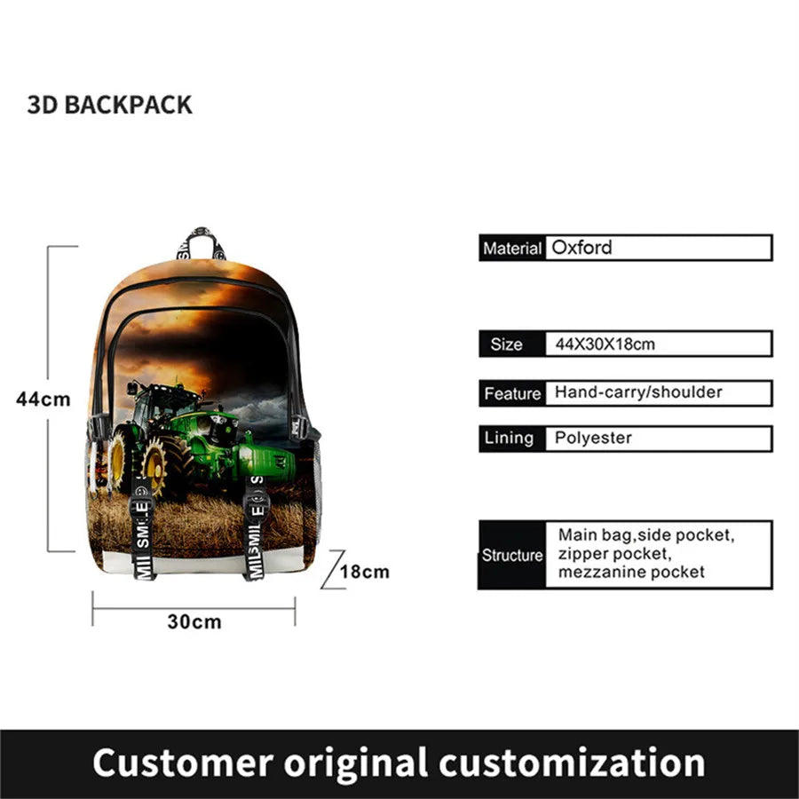 Anime-Inspired School Backpack | Trendy Laptop Bag for Teens