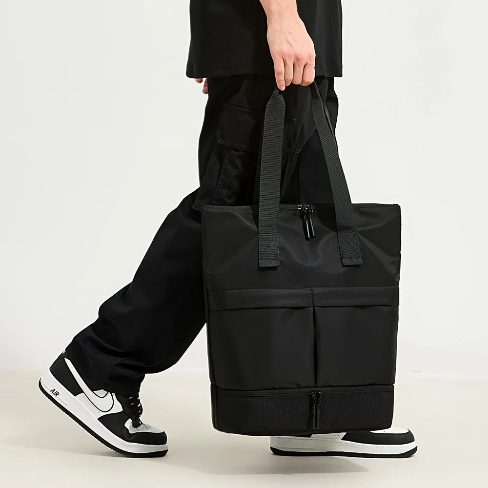 Large Capacity Men's Tote Bag | Versatile Casual Backpack Handbag
