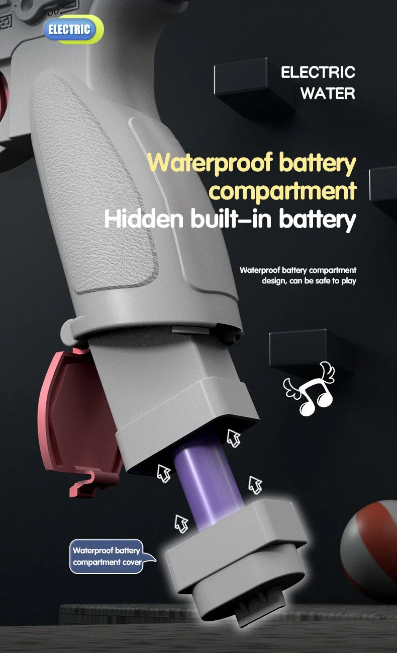 Electric Water Gun Pistol | Long Range Fun for Kids