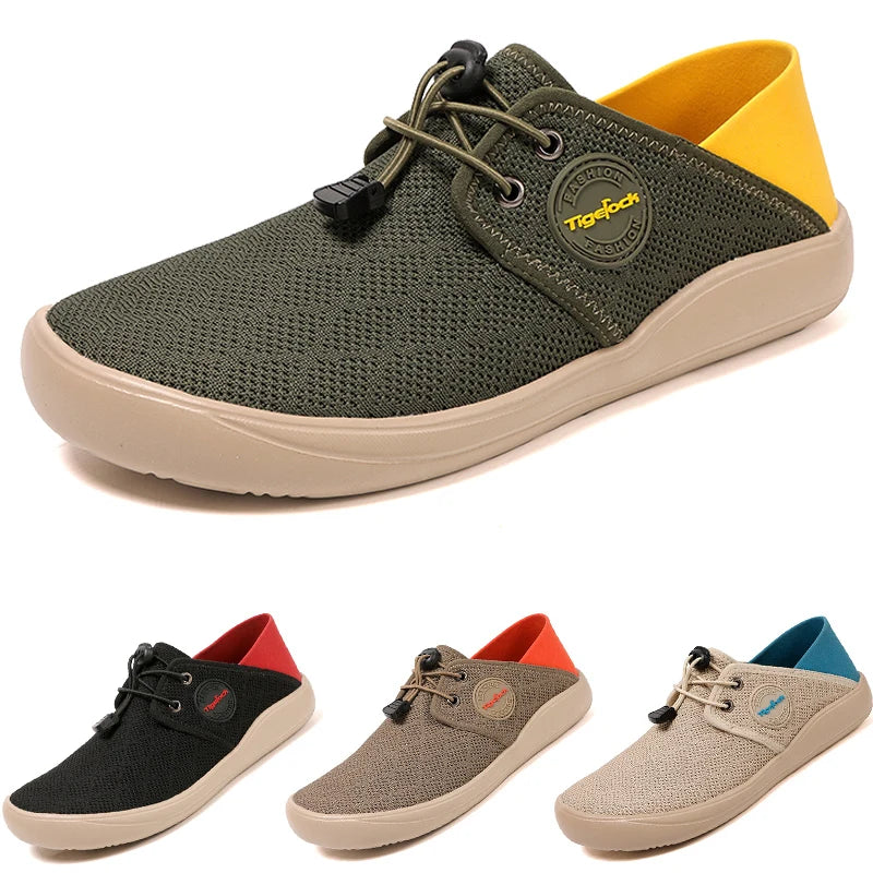 New Breathable Mesh Men Barefoot Wide-toed Shoes barefoot casual shoes and Anti slip and wear-resistant outdoors fitness sneaker