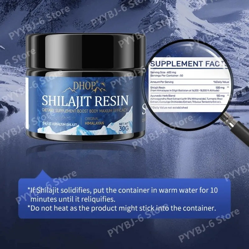 Natural Shilajit Resin Supplement | Daily Energy & Immune Support