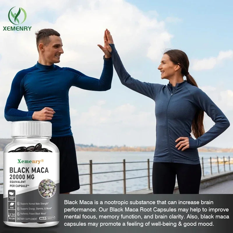 Black Maca Root Supplements for Energy, Endurance & Performance