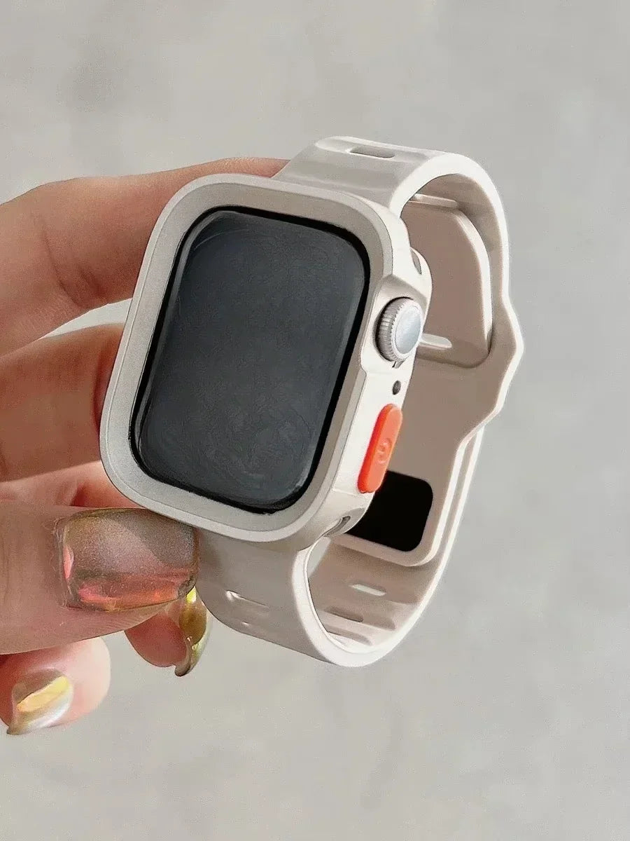 Silicone Case and Strap for Apple Watch | Stylish & Durable