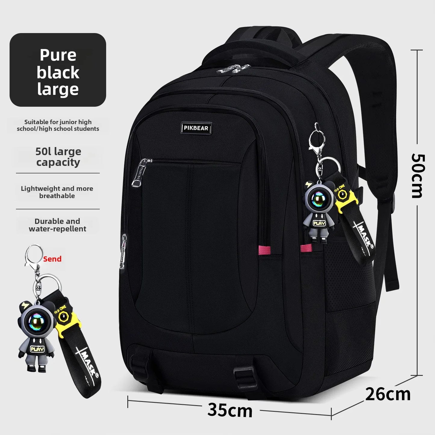 Camouflage School Backpack for Teens | Waterproof Student Bag