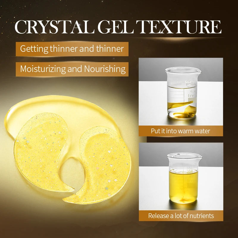 60pcs Vitamin C Collagen Eye Masks | Brighten and Hydrate Eyes