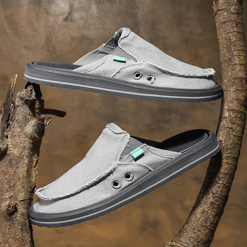 Men's Outdoor Summer Slippers | Breathable Slip-On Sandals