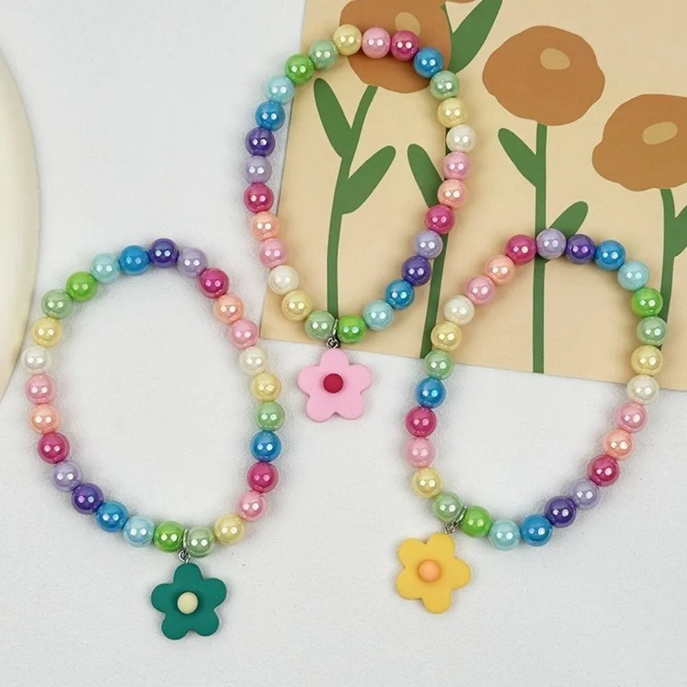 Adjustable Beaded Cat Flower Pendant Neck Chain | Pet Jewelry