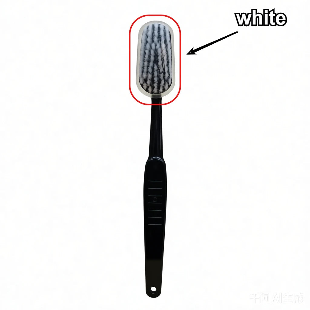Large Long-Handle Shower & Bath Brush | Soft Bristle Cleaning Tool