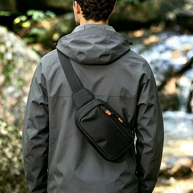 Black Men's Bag Fashion Nylon Small Casual Men Mini Handbags Male Cross Body Shoulder Messenger Bags For Men Purses