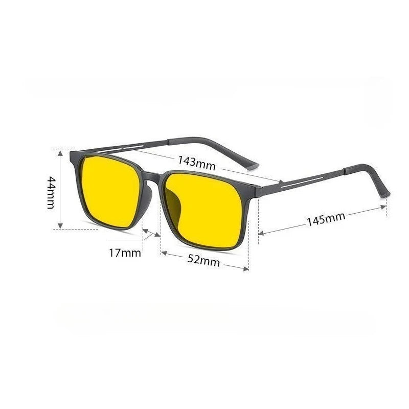 Photochromic Night Vision Glasses | Anti-Glare Eyewear for Day-Night Use