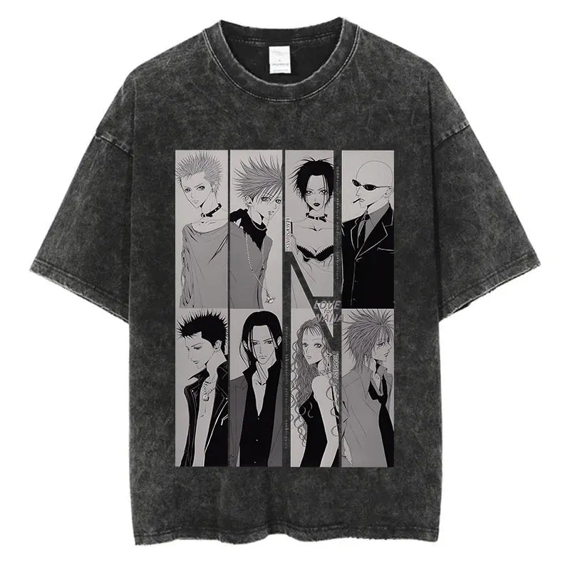 Vintage Anime Graphic T-Shirt | Harajuku Streetwear Summer Style