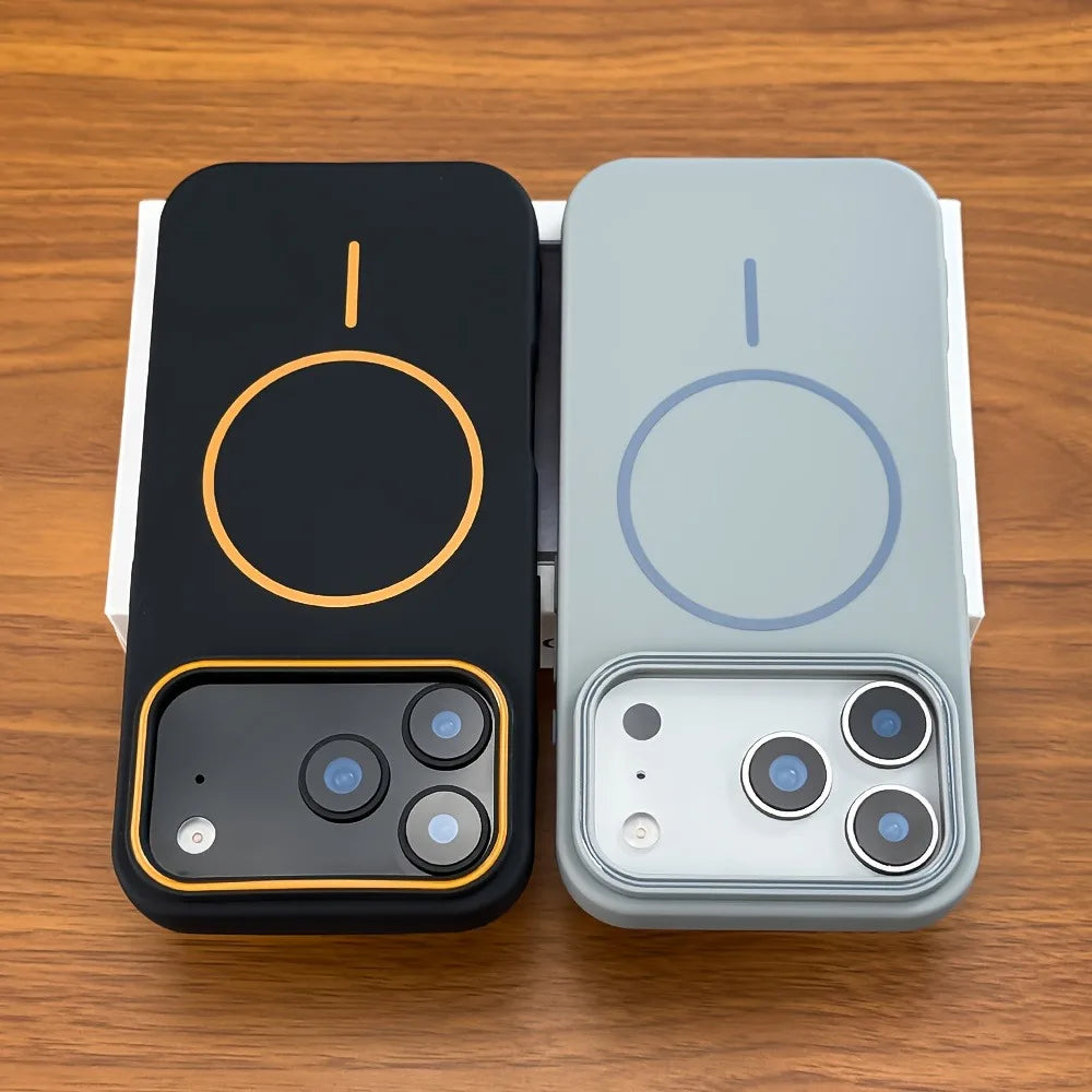 Funda Magnética Mate de Lujo para Teléfono | Elegante Protección para iPhone