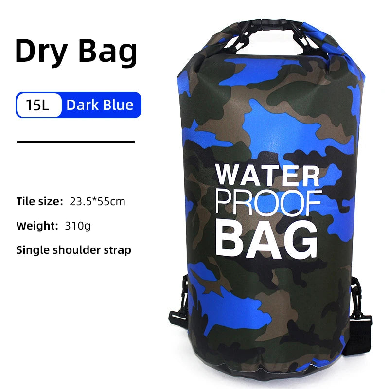 Waterproof Dry Bags & Wet Separation Backpack for Outdoor Activities