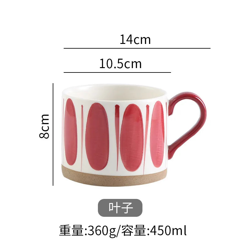 Taza de café de cerámica estilo japonés | Vajilla elegante para todos