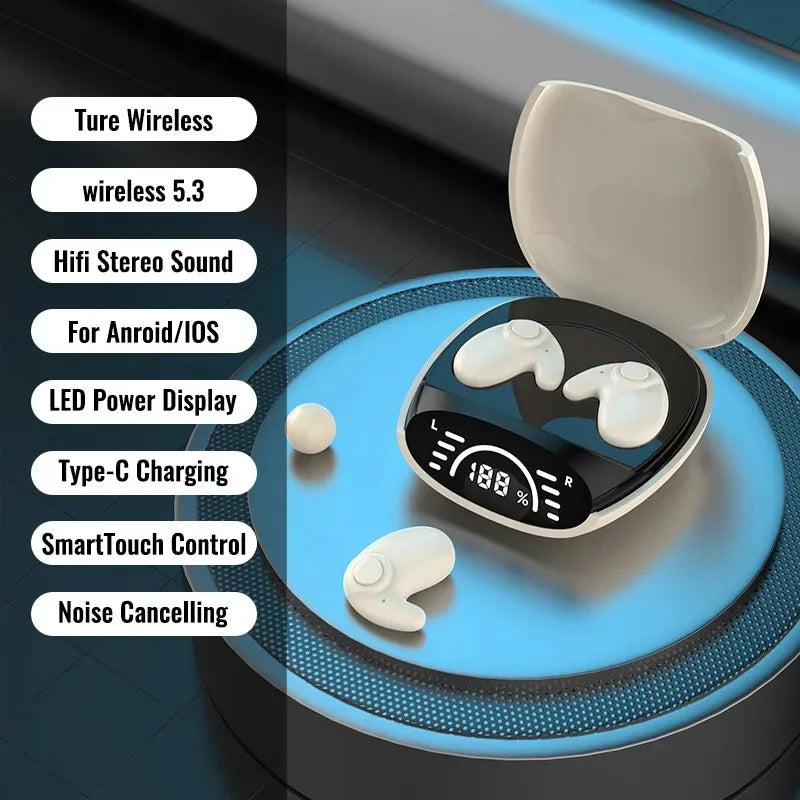Bluetooth 5.3 AI Translation Earphones | HiFi Noise Reduction Headphones