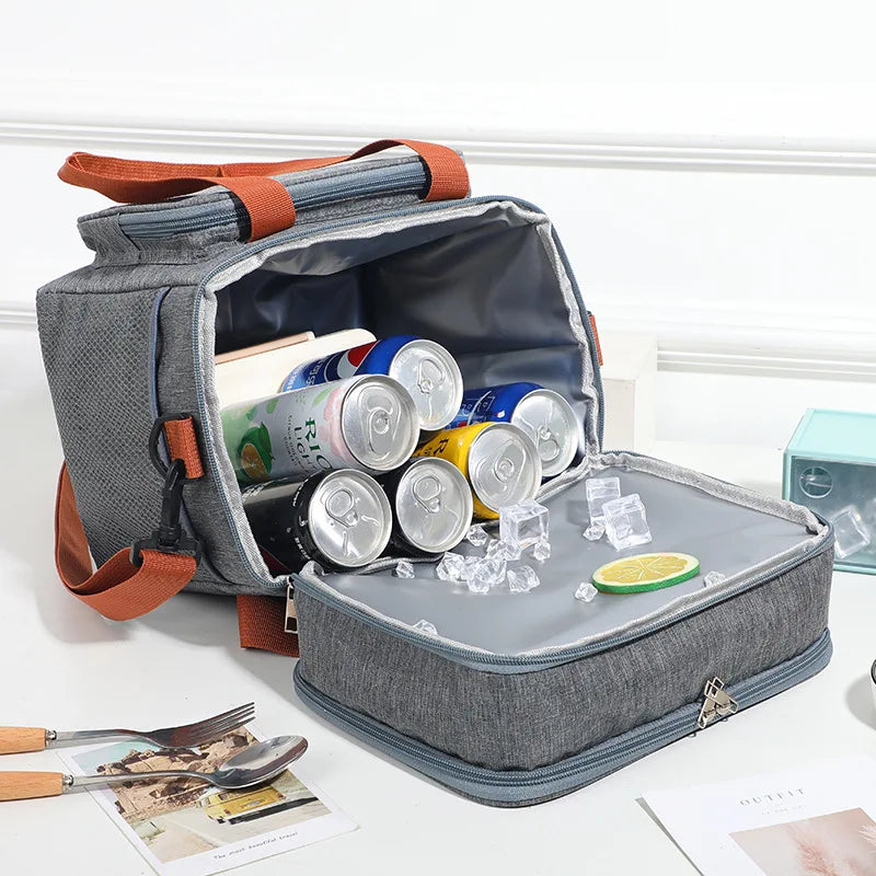 Bolsa Térmica Porta Alimentos Duradera | Versátil y Elegante
