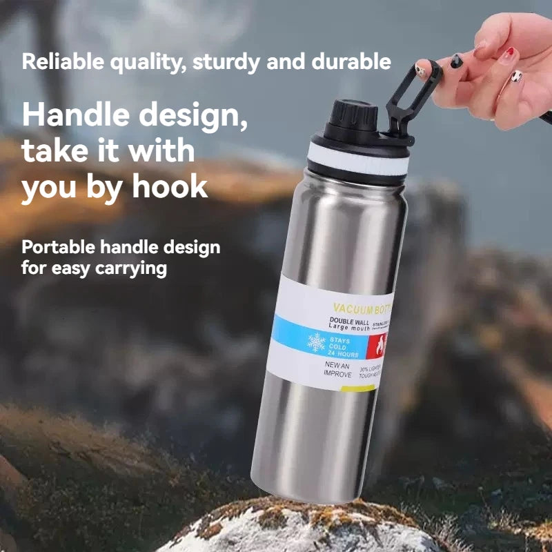 Stainless Steel Vacuum Thermos Bottle | Insulated Sport Mug