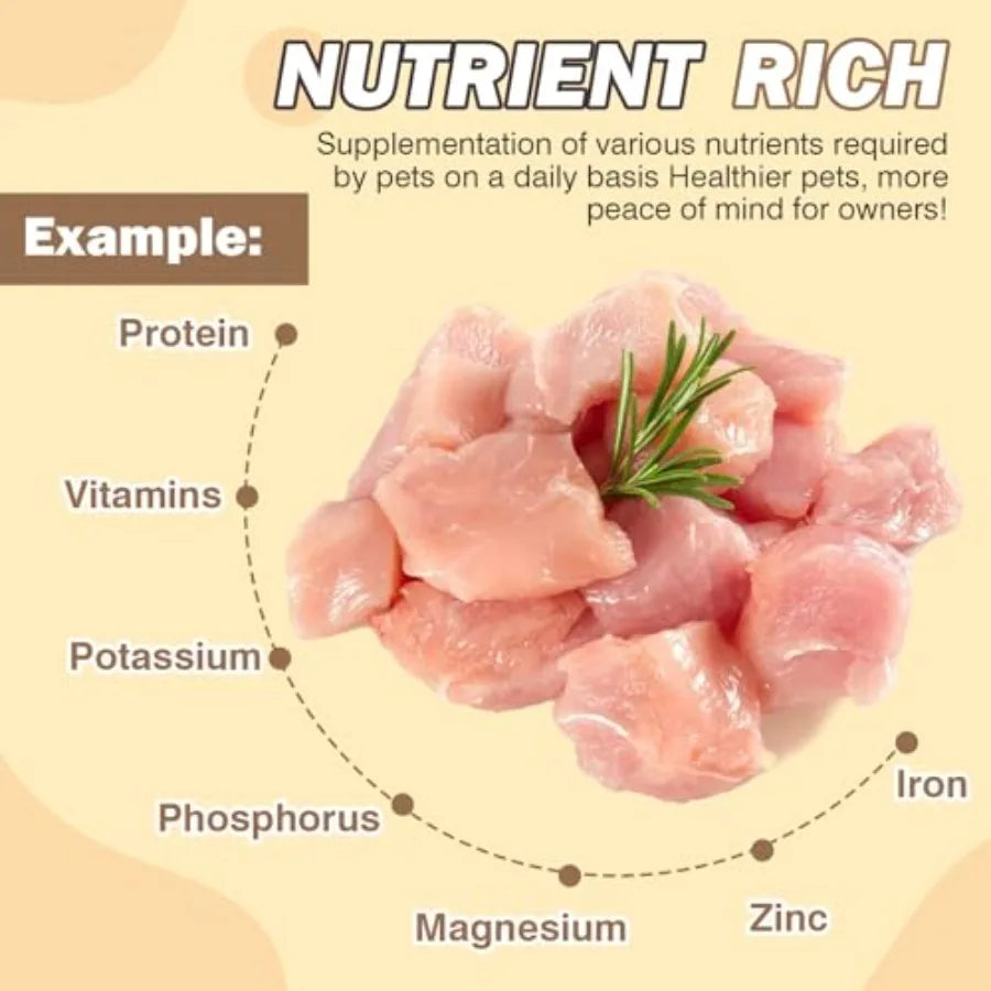 Natural Freeze Dried Chicken Dog Treats | High Protein, No Additives