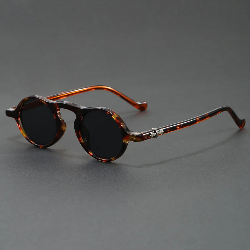 Vintage Round Sunglasses | Ultra-Light Oval Fashion Eyewear