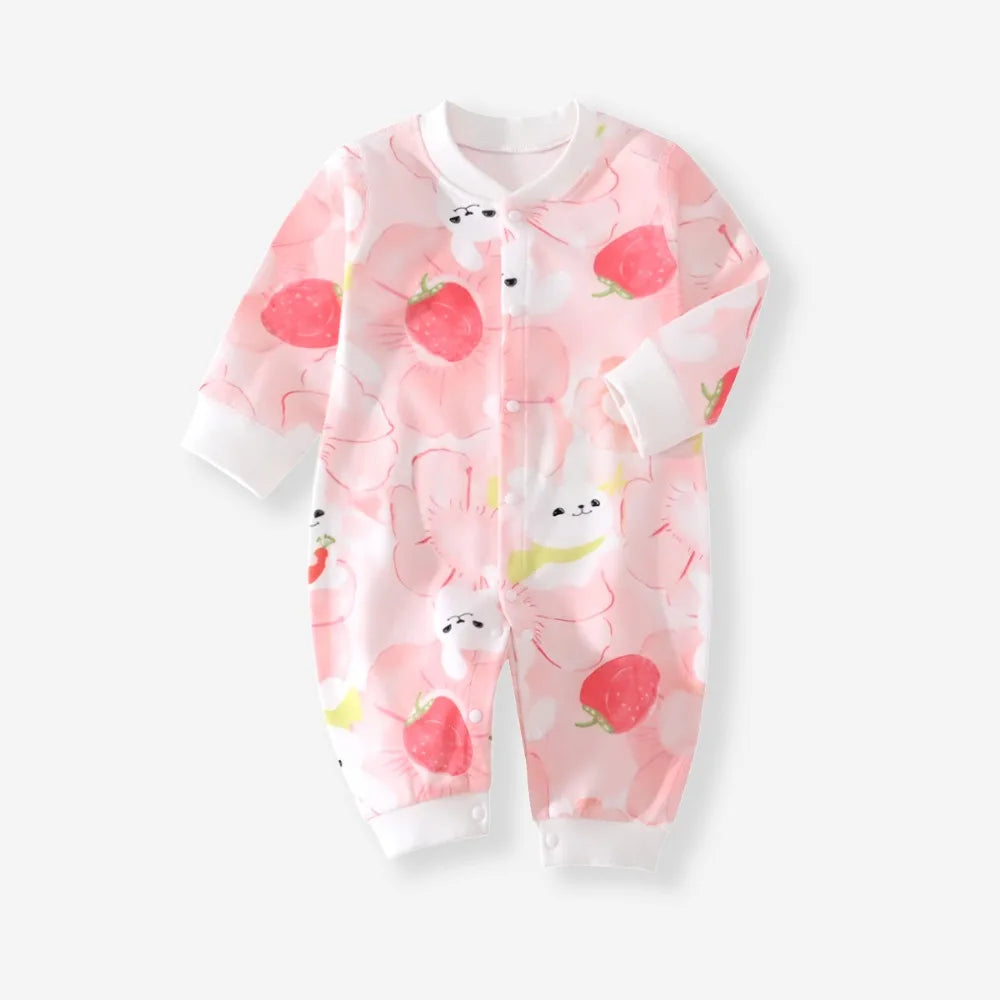 Newborn Baby Cotton Cartoon Romper | Soft & Cute Bodysuit